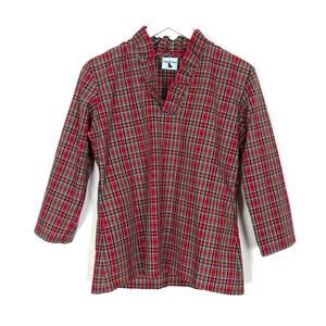 Haley And The Hound Plaid Top